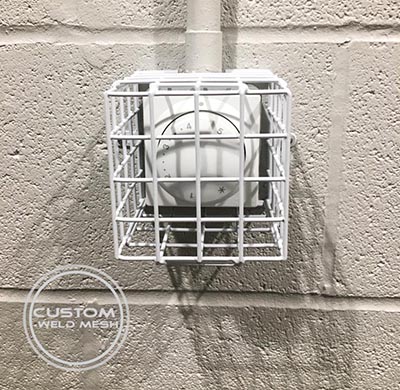 PIR sensor guards light guards cctv guards bespoke sizes made to order 